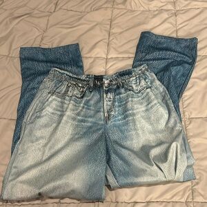 Baggy pants - Jean print